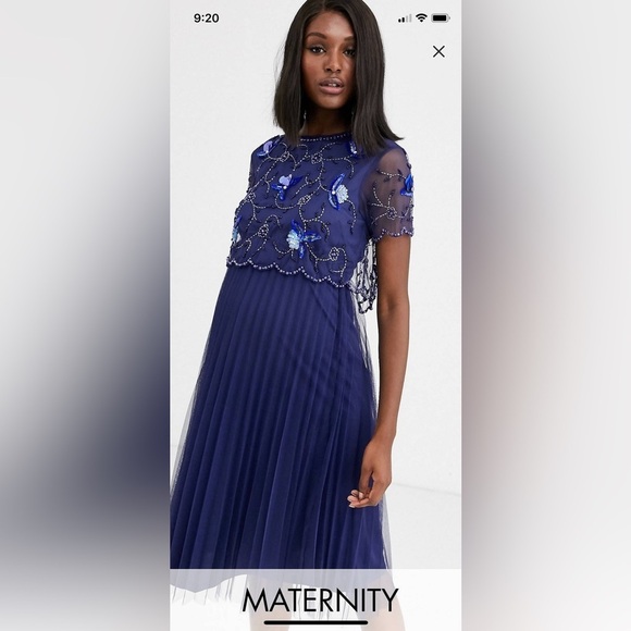NWOT ASOS maternity dress, size 4 - Picture 1 of 13